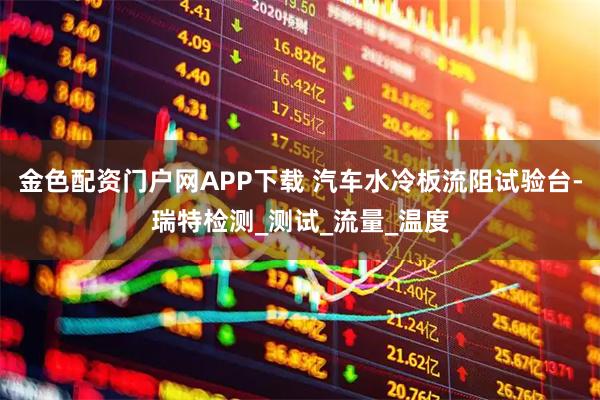 金色配资门户网APP下载 汽车水冷板流阻试验台-瑞特检测_测试_流量_温度